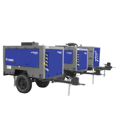 Diesel Portable Screw Compressor